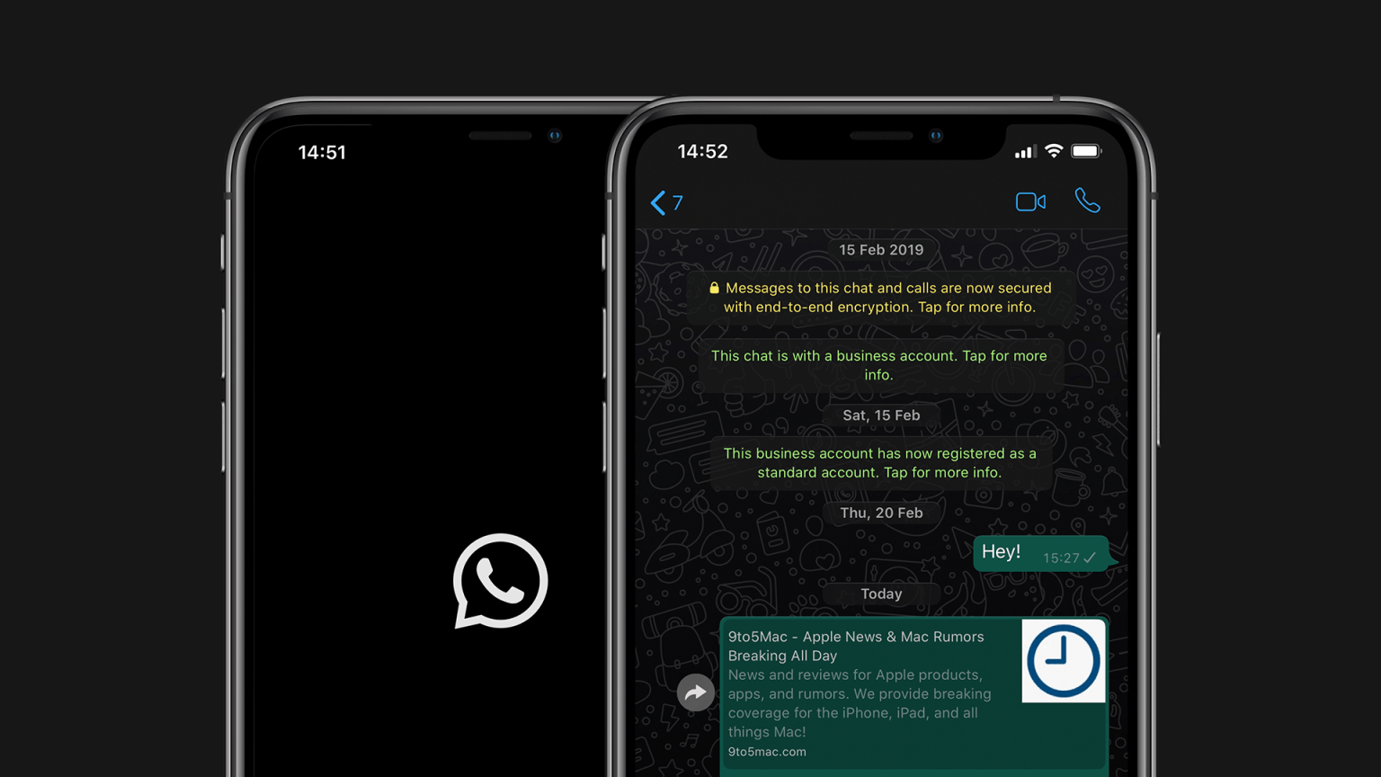 WhatsApp پشتیبانی از حالت Dark Dark را برای iOS 13 منتشر