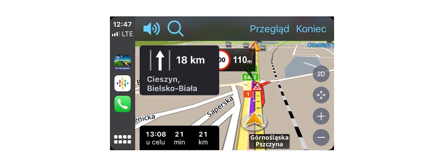 Aplikacja Sygic Car Navigation dla iOS i CarPlay
