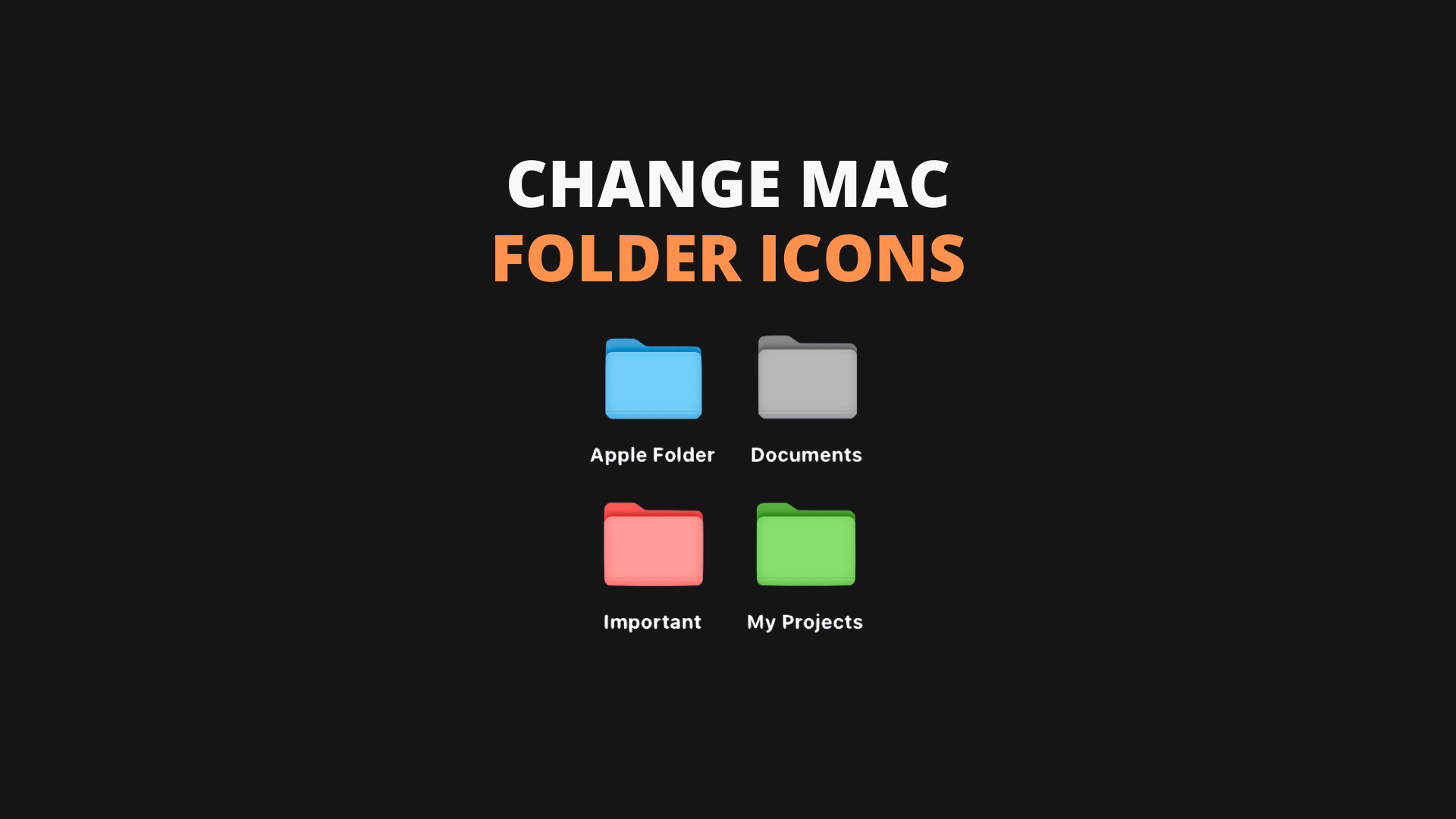 How to Change Mac Folder Icons Apple Online Academy