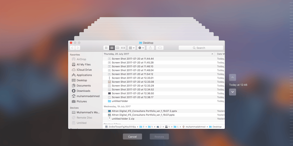 Restoring Files From The Time Machine Backups How To Take Backup Of Your Mac Using Time Machine.