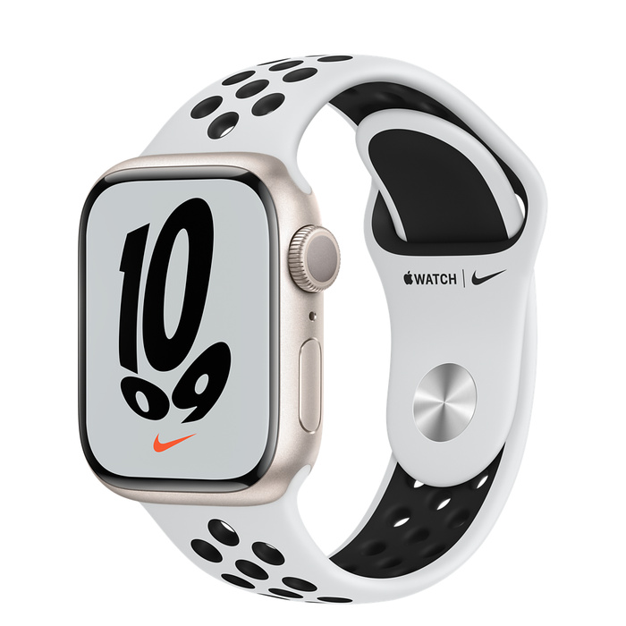 Apple Watch Series 7 Nike Starlight Aluminum Case with Nike Sport Band