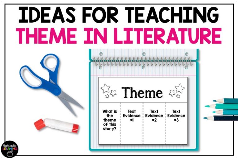 5 Fun & Exciting Tips for Teaching Theme in Fourth Grade
