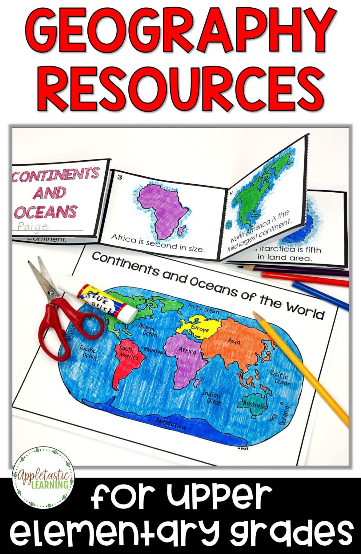 Go To Geography Resources for Upper Elementary Appletastic Learning