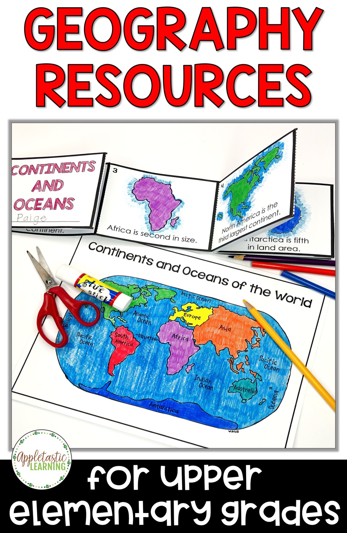 Go To Geography Resources for Upper Elementary Appletastic Learning