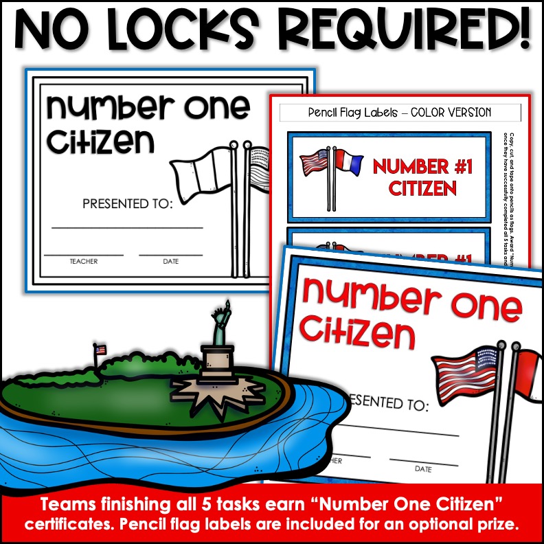 Statue of Liberty Reading Comprehension Escape Challenge Appletastic