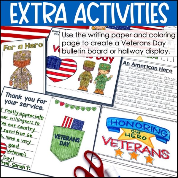Veterans Day Activities for Elementary Students - Appletastic Learning