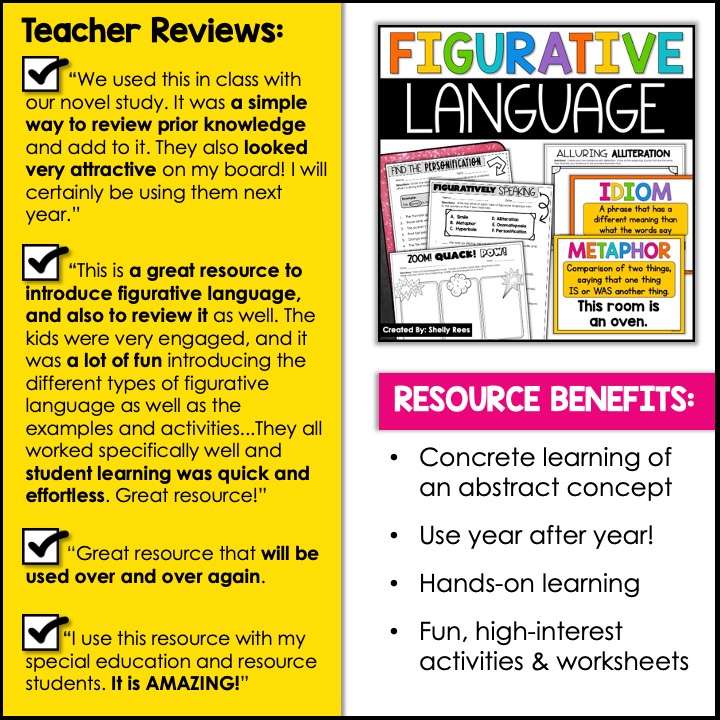 Figurative Language Examples For Kids