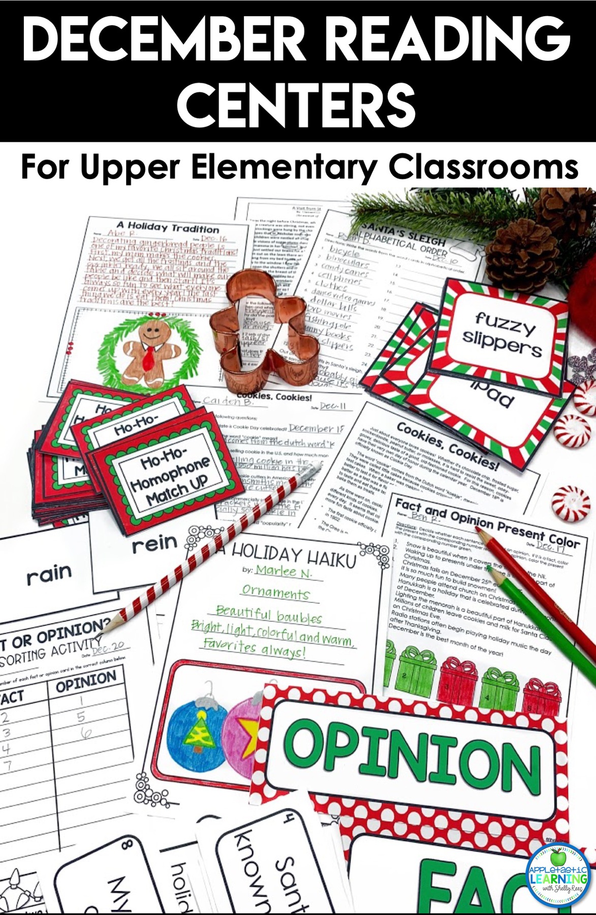 December Reading Activities for Upper Elementary