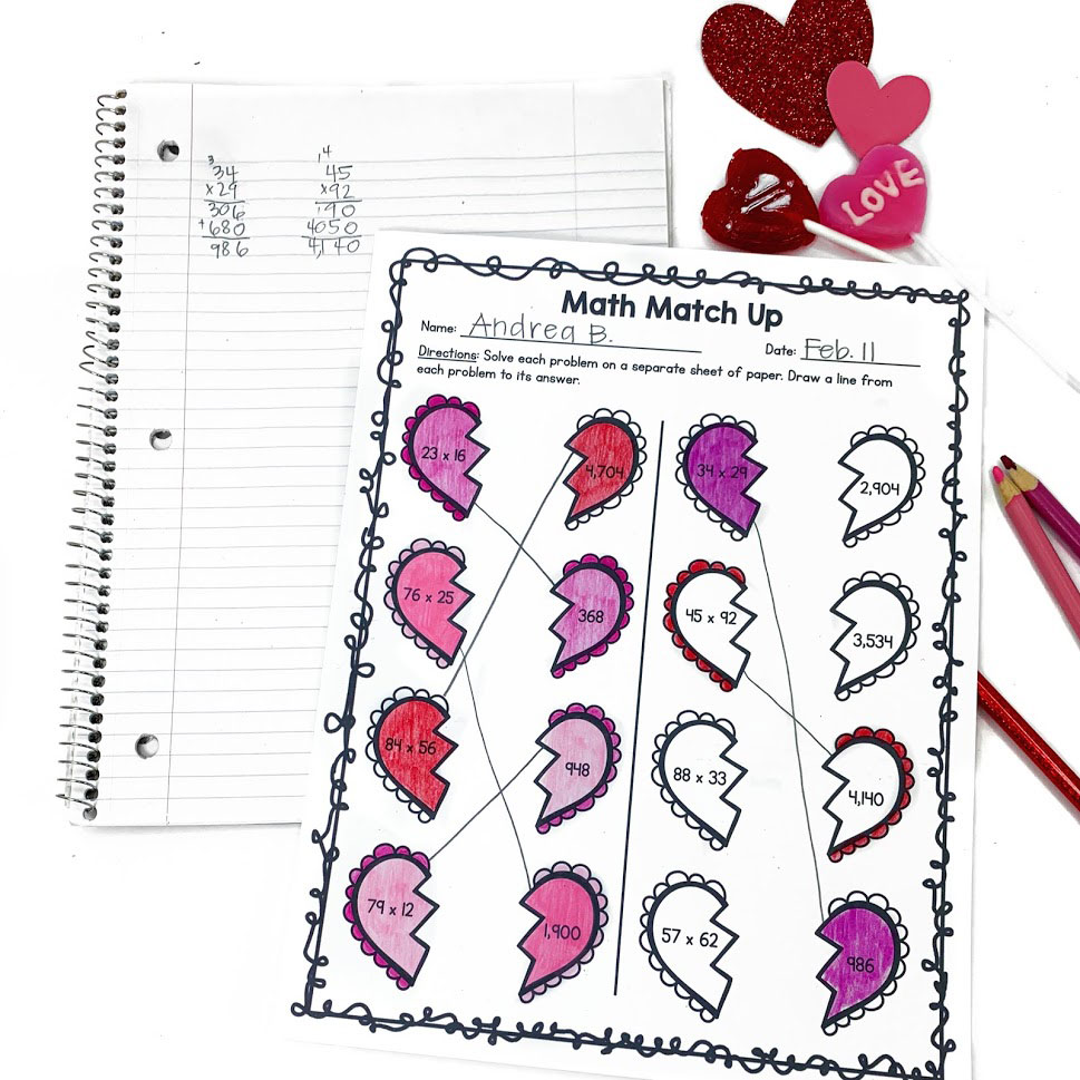 5 Valentine's Day Math Activities that Kids will Love - Appletastic