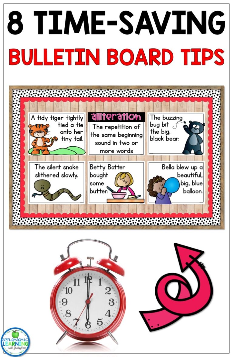 8 Bulletin Board Tips and Tricks to Save Time Appletastic Learning