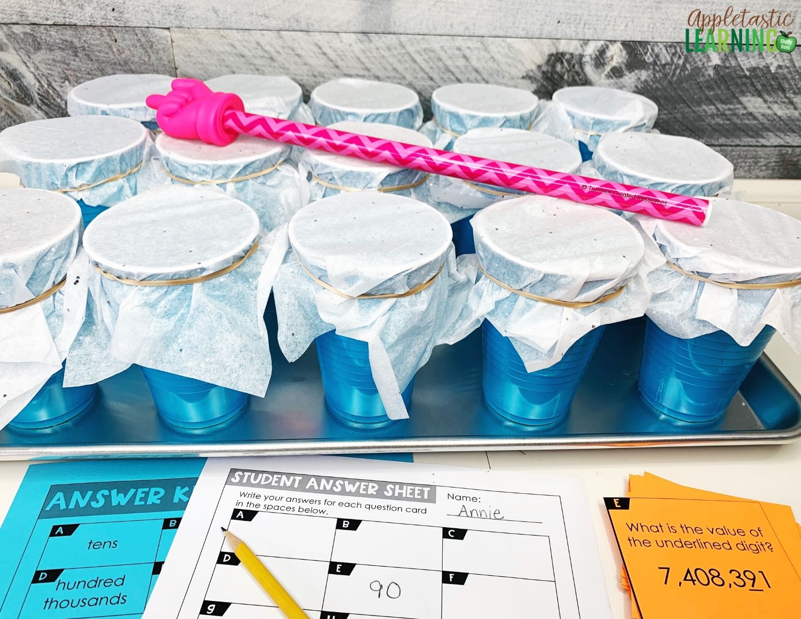 How to Make a Punch Cup Game for the Classroom Appletastic Learning