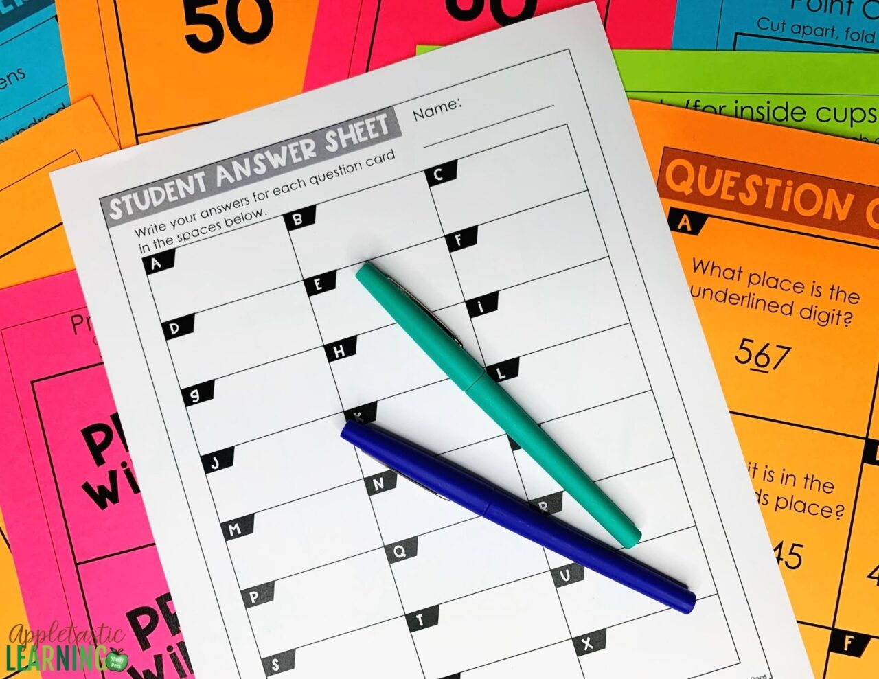 How to Make a Punch Cup Game for the Classroom Appletastic Learning