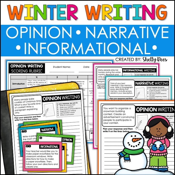 Second Grade Opinion Writing Prompts