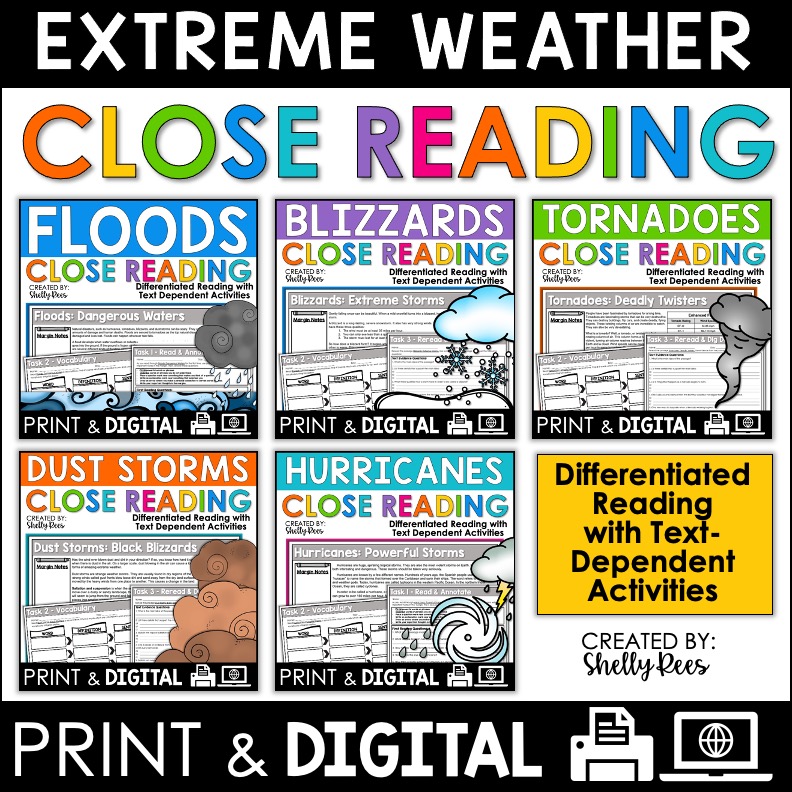 Close Reading Steps for Success Reading Passages Appletastic Learning