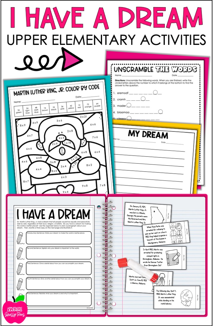 6 Engaging I Have a Dream Activities Appletastic Learning 6 Engaging I Have a Dream Activities Appletastic Learning