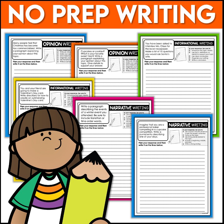 Fun Opinion Writing Prompts for Upper Elementary - Appletastic Learning