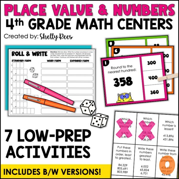 15 Fun Place Value Activities for 4th Grade - Appletastic Learning