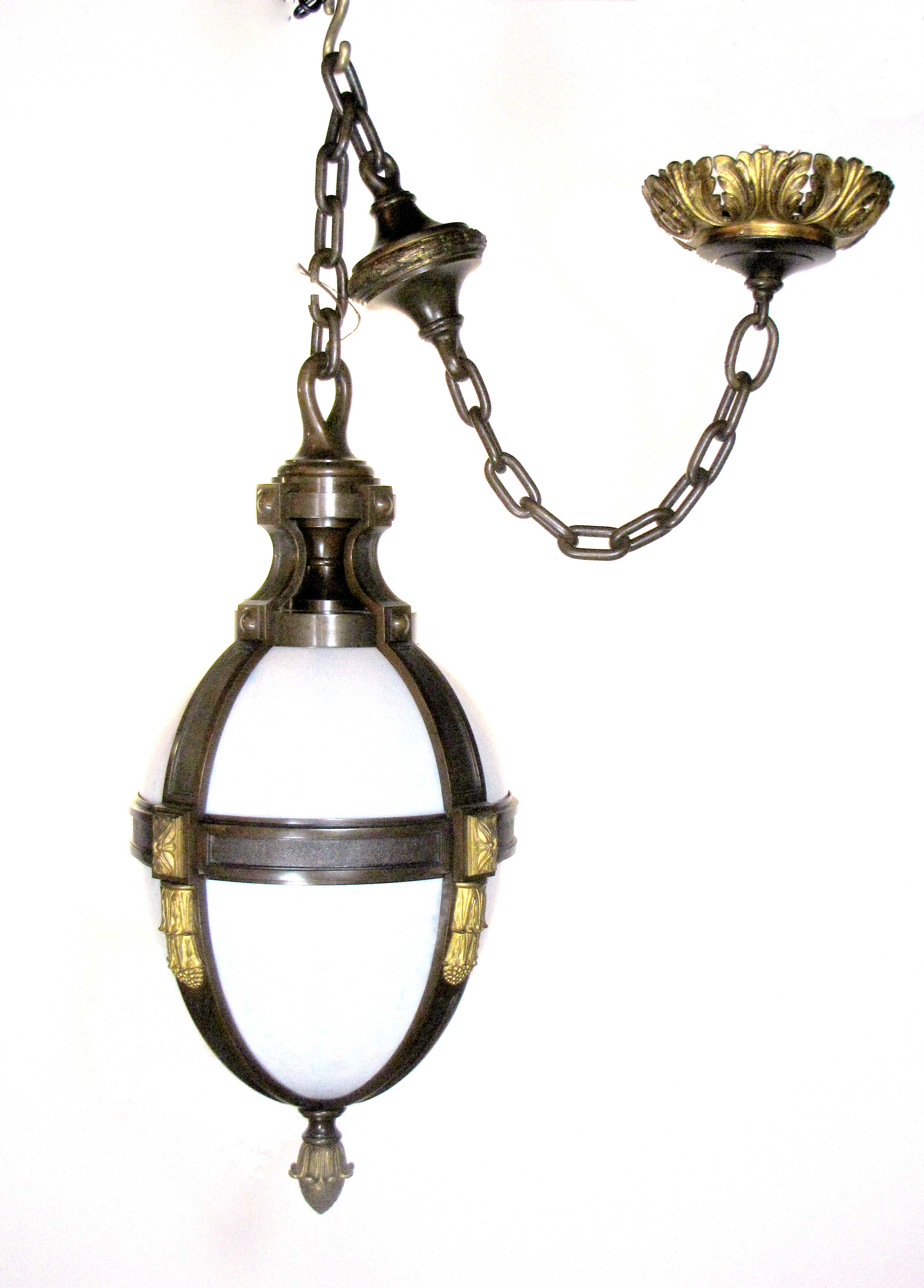 Large E.F. Caldwell Pendant Light Appleton Antique Lighting