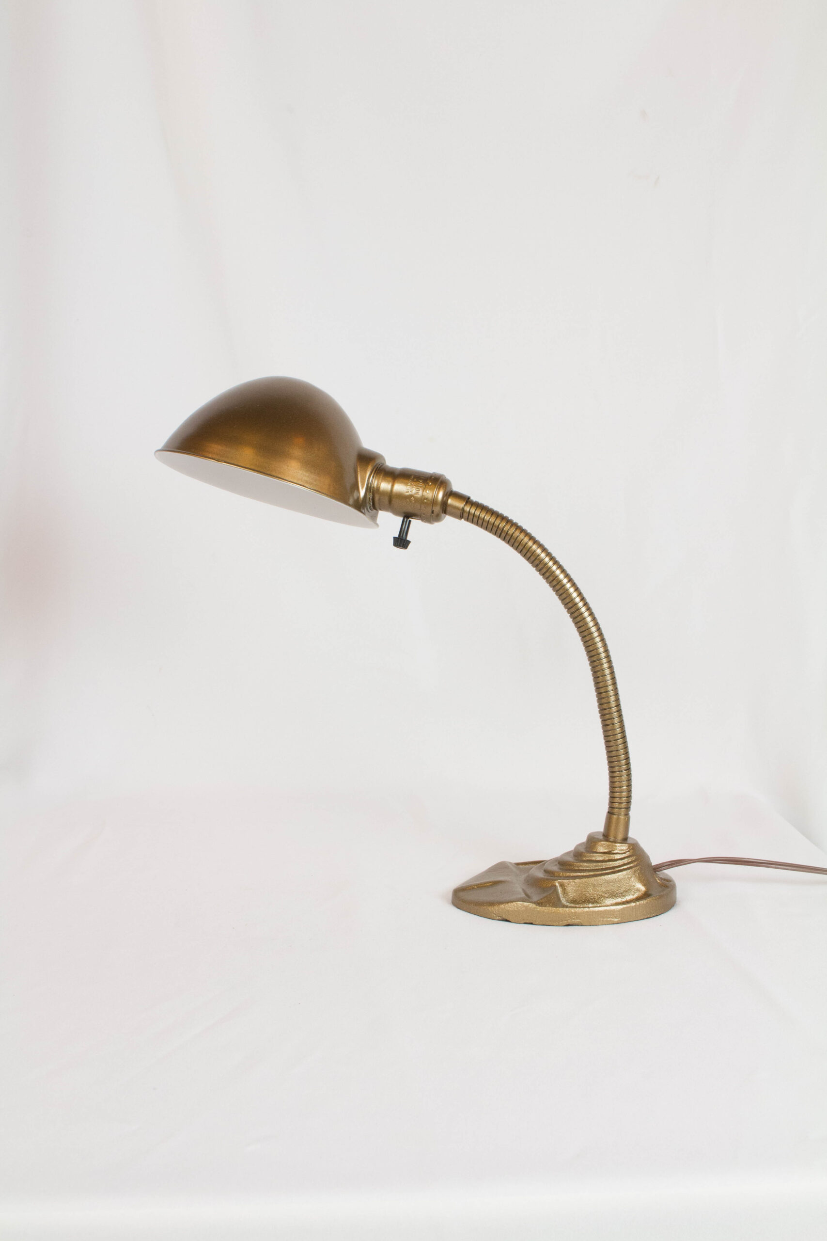 SOLD Gooseneck Desk Lamp Appleton Antique Lighting