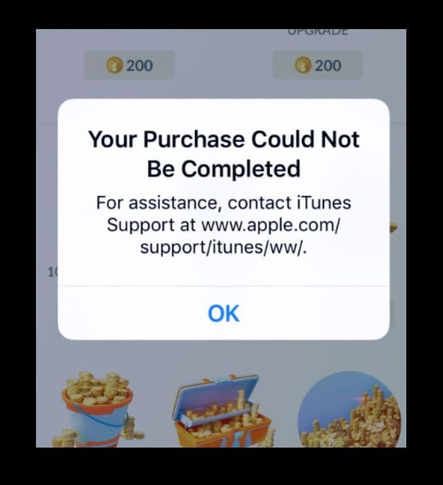 "Please Contact iTunes Support to Complete this Transaction" Error Fix