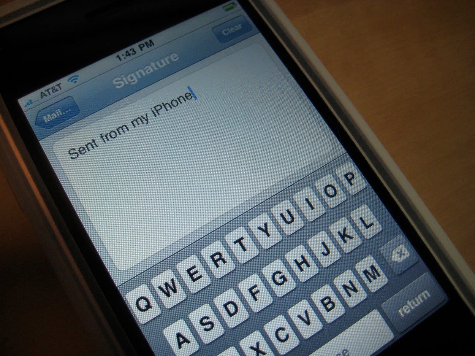 Sent From My iPhone, What Does it Say About you? AppleToolBox