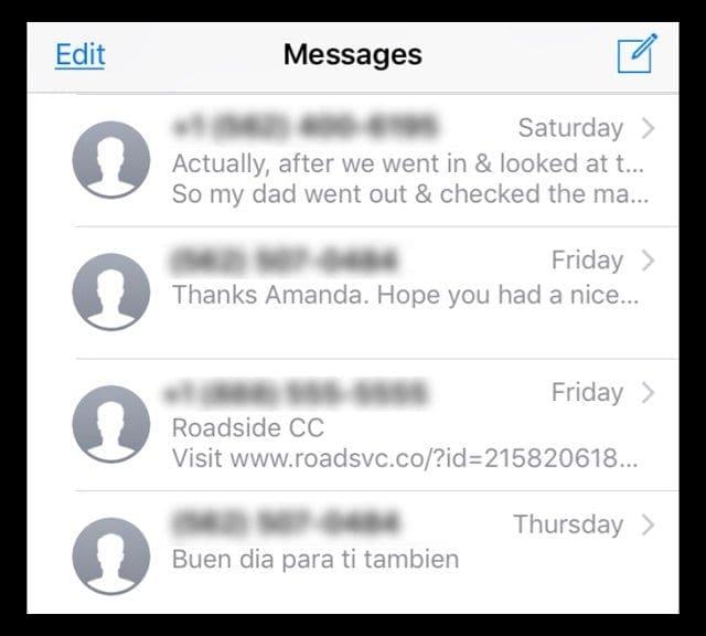 Messages app and iMessage contact names missing, shows number? Fixes AppleToolBox