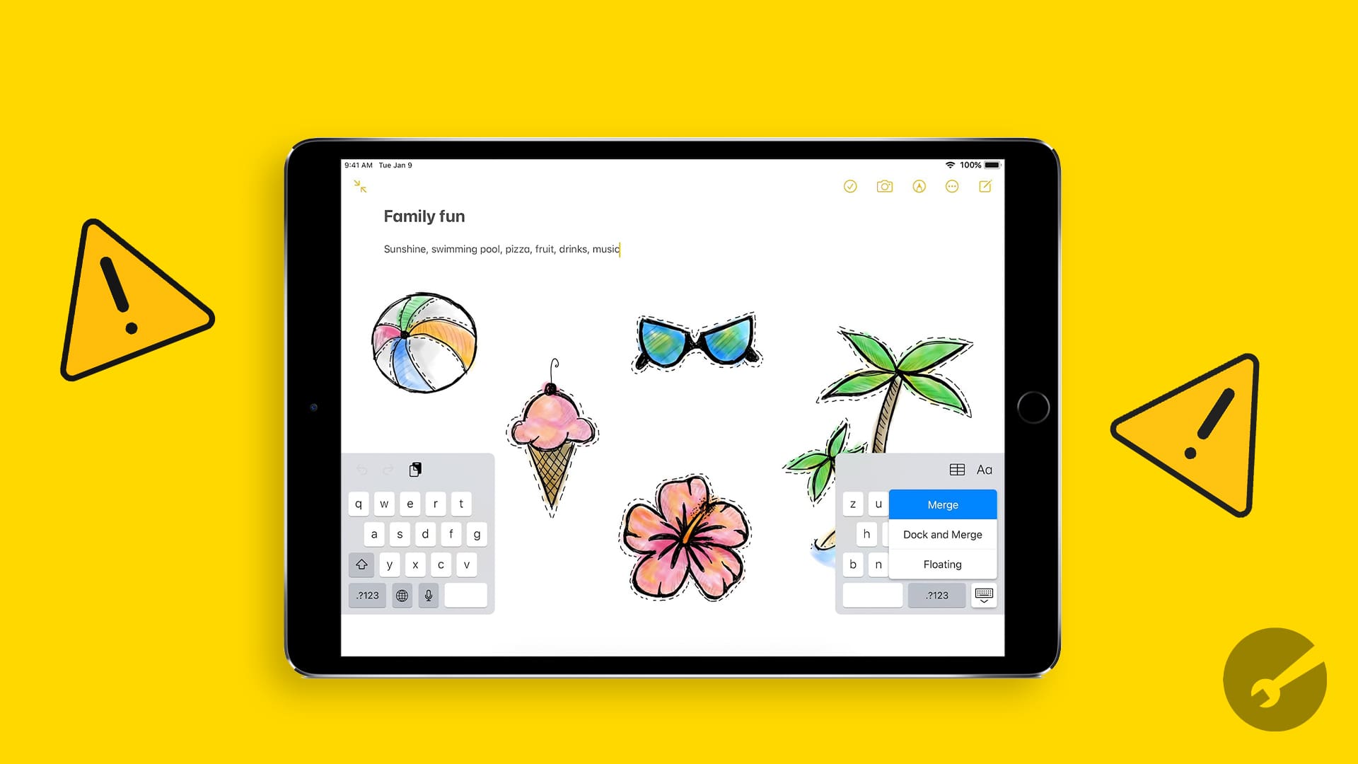 How to Fix an iPad Keyboard That's Split in Half or Two AppleToolBox