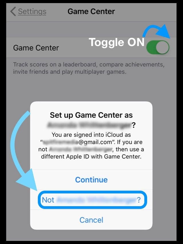 Setup Multiple Player Accounts in Game Center AppleToolBox