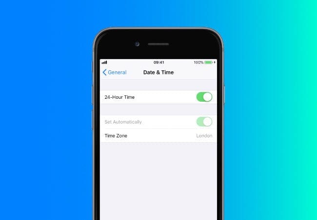 Why is ‘Set Automatically’ grayed out in iPhone Date and Time settings?