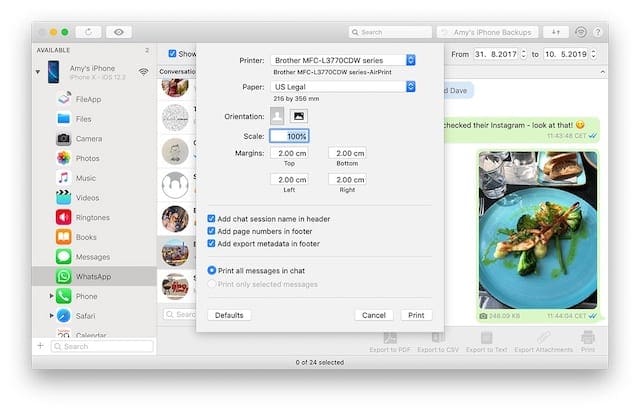 Find out how to print text messages from an iPhone AppleToolBox