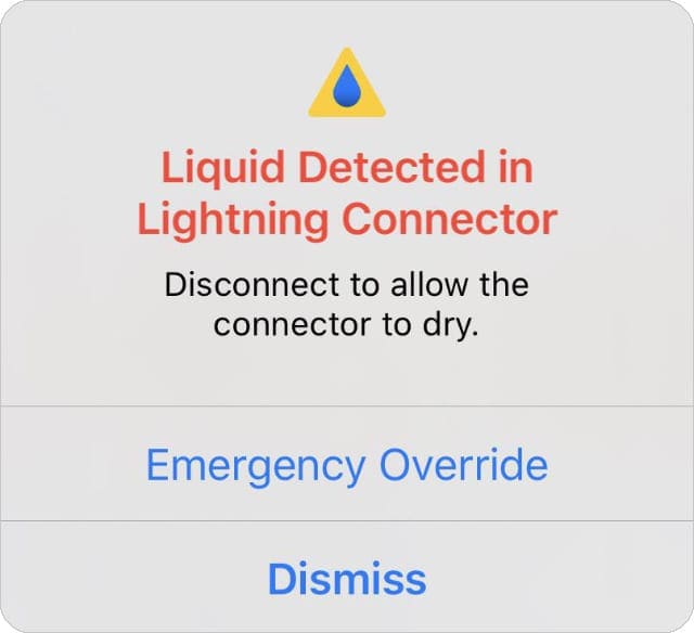 Liquid Detected in iPhone Lightning Connector How to Fix