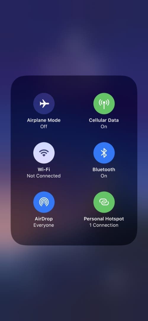 Find out what devices are connected to your iPhone's Personal Hotspot