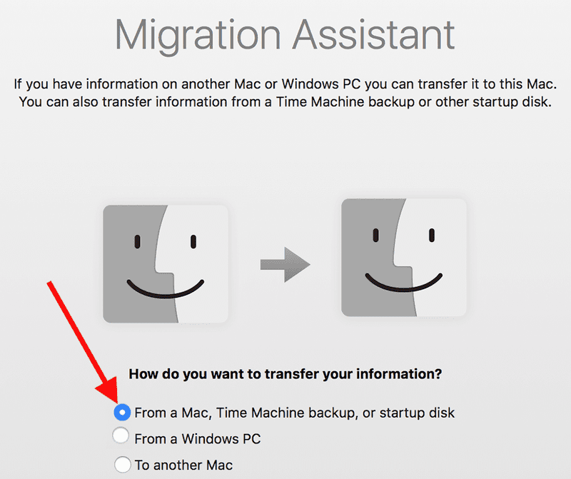 How to migrate data from pc to mac comeopm