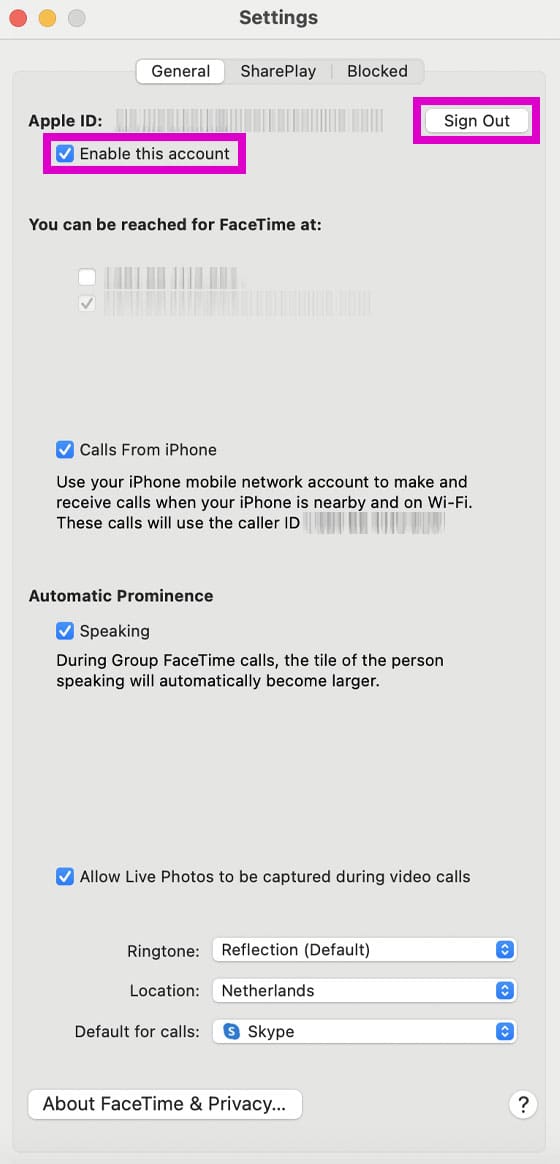 Error Occurred During Activation for iMessage or FaceTime on Mac
