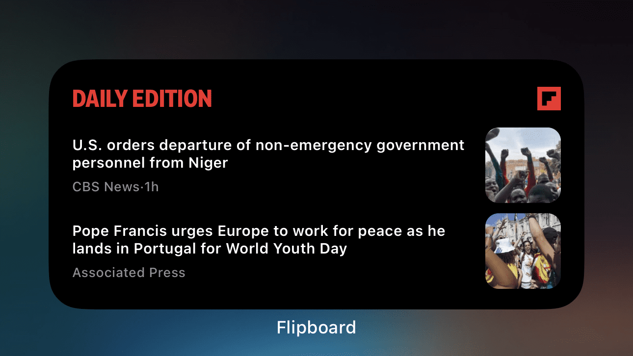 Best News Widget for iPhone AppleToolBox