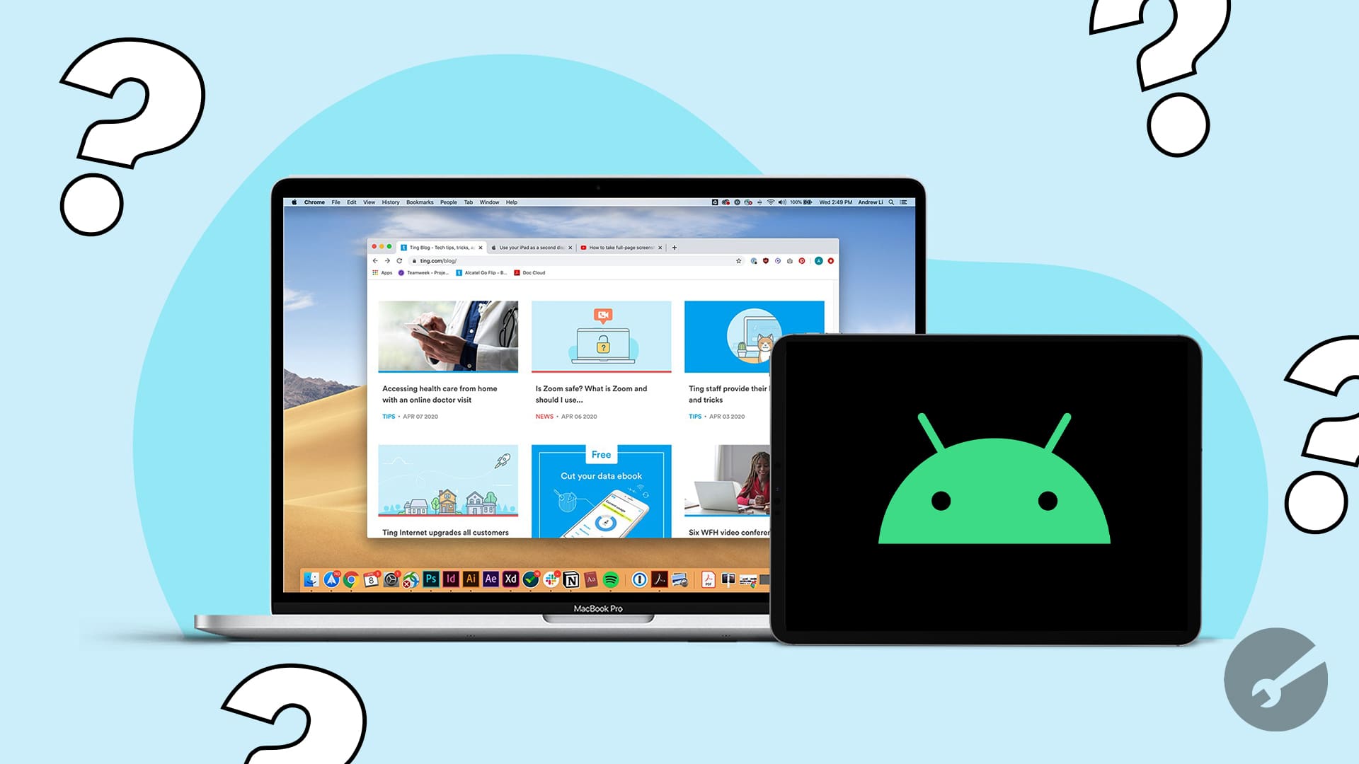 How to Use an Android Phone or Tablet as a Second Screen for Mac
