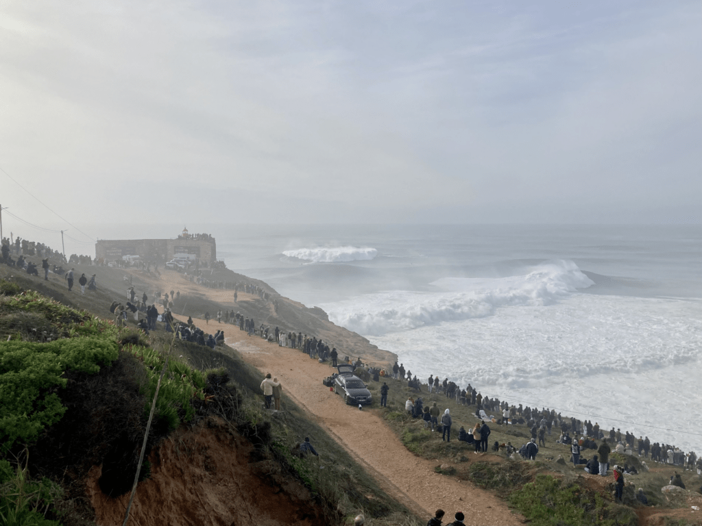 Big wave kitesurfing