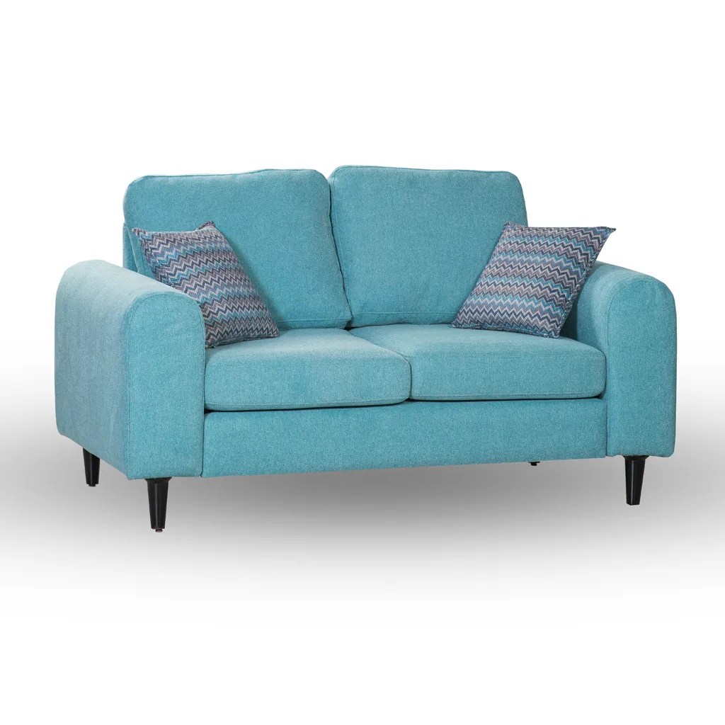 Aqua Blue Sofa Set Baci Living Room