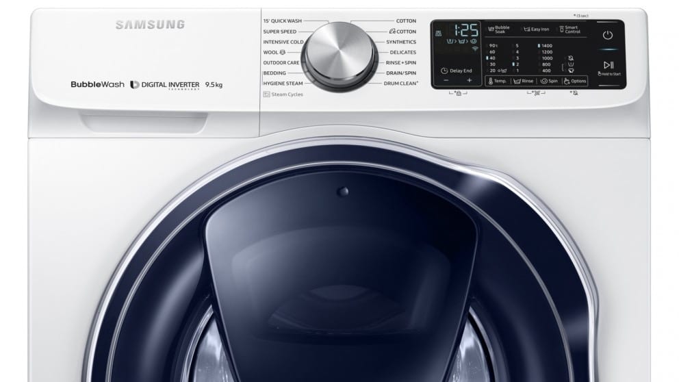 9.5kg Front Load Washer with Steam and Quick Wash Appliance City