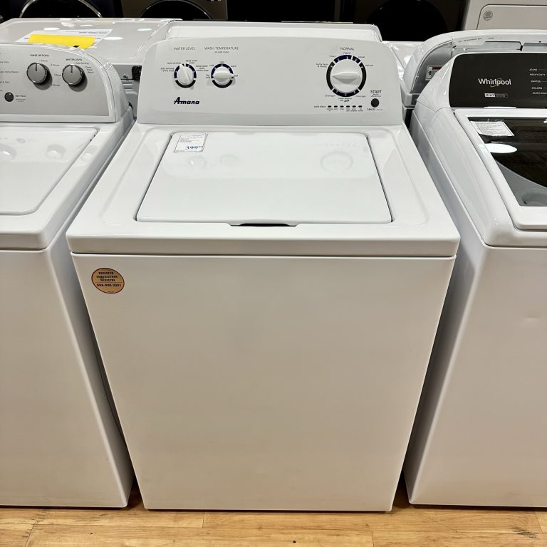 Amana 3.5 Cu. Ft. Top Load Washer with Dual Action Agitator White All