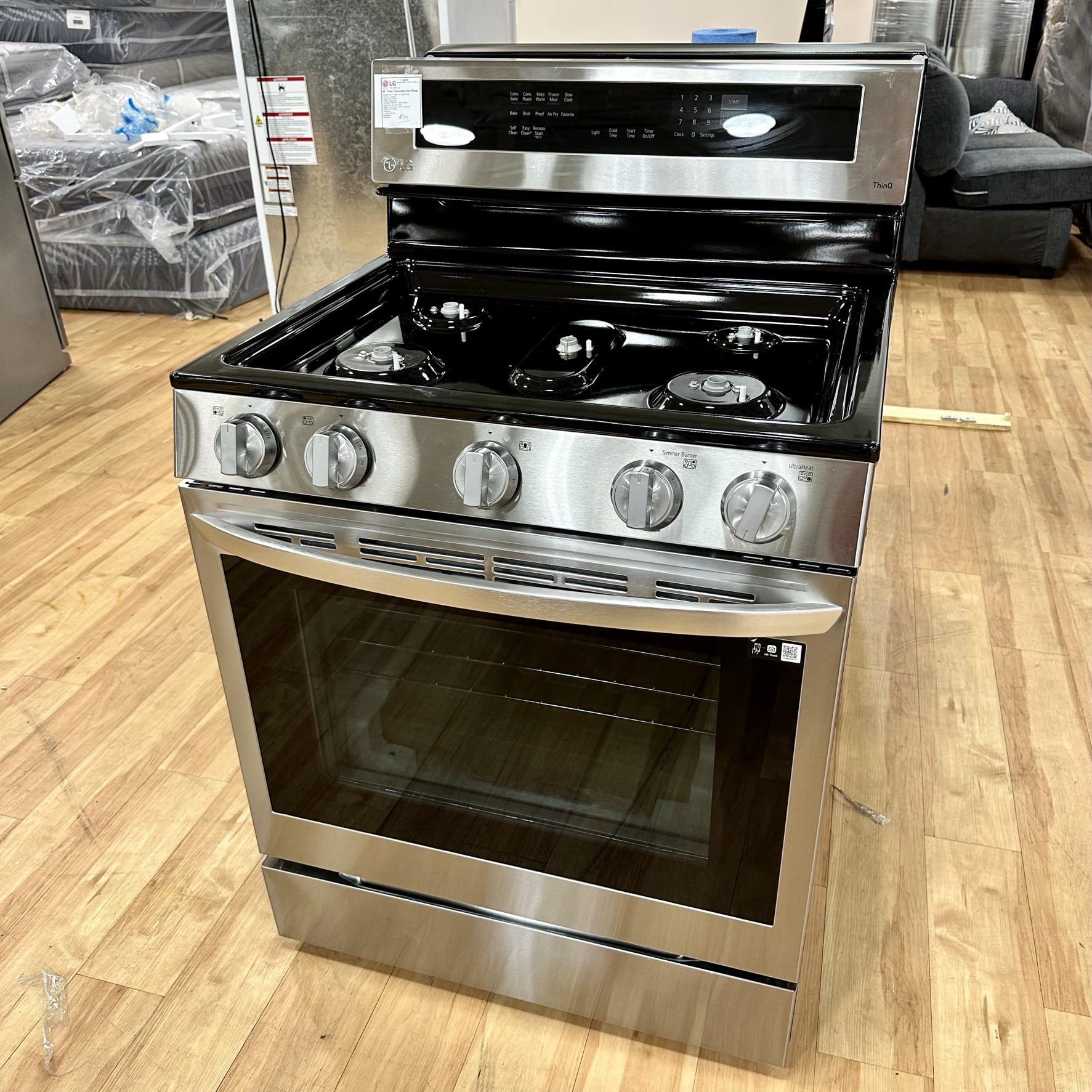LG Self Clean Convection Gas Range Stainless Steel All In Stock Today!