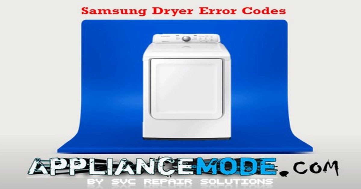 Samsung Dryer Error Codes DIY Solutions