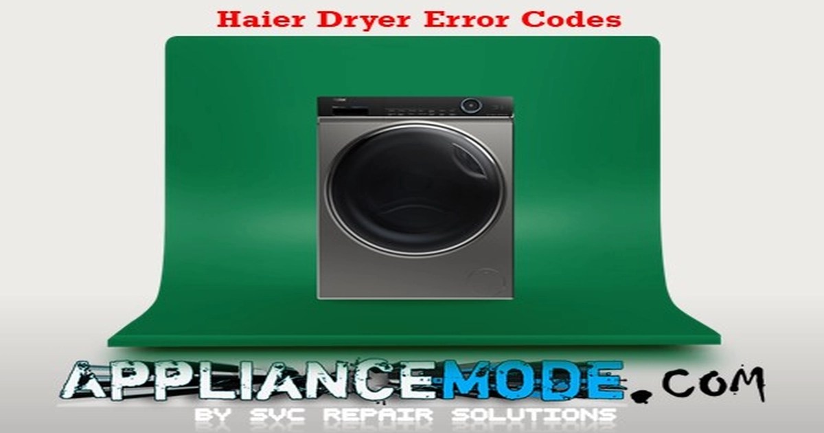 Haier Dryer Error Codes DIY Solutions
