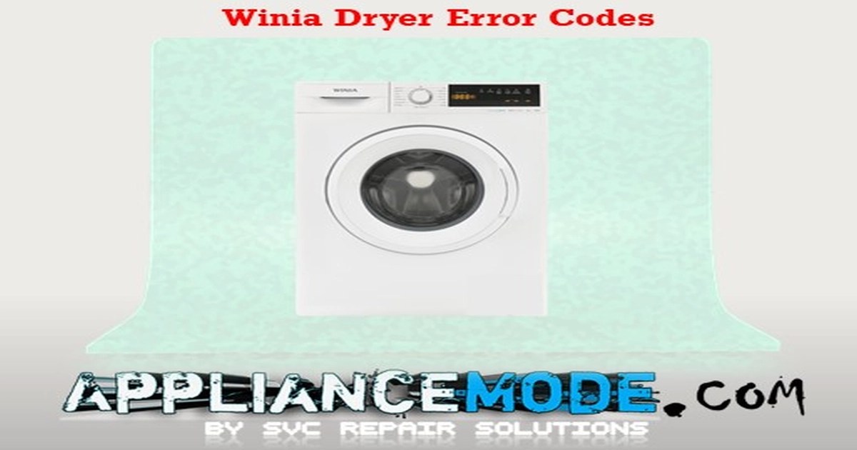 Winia Dryer Error Codes DIY Solutions