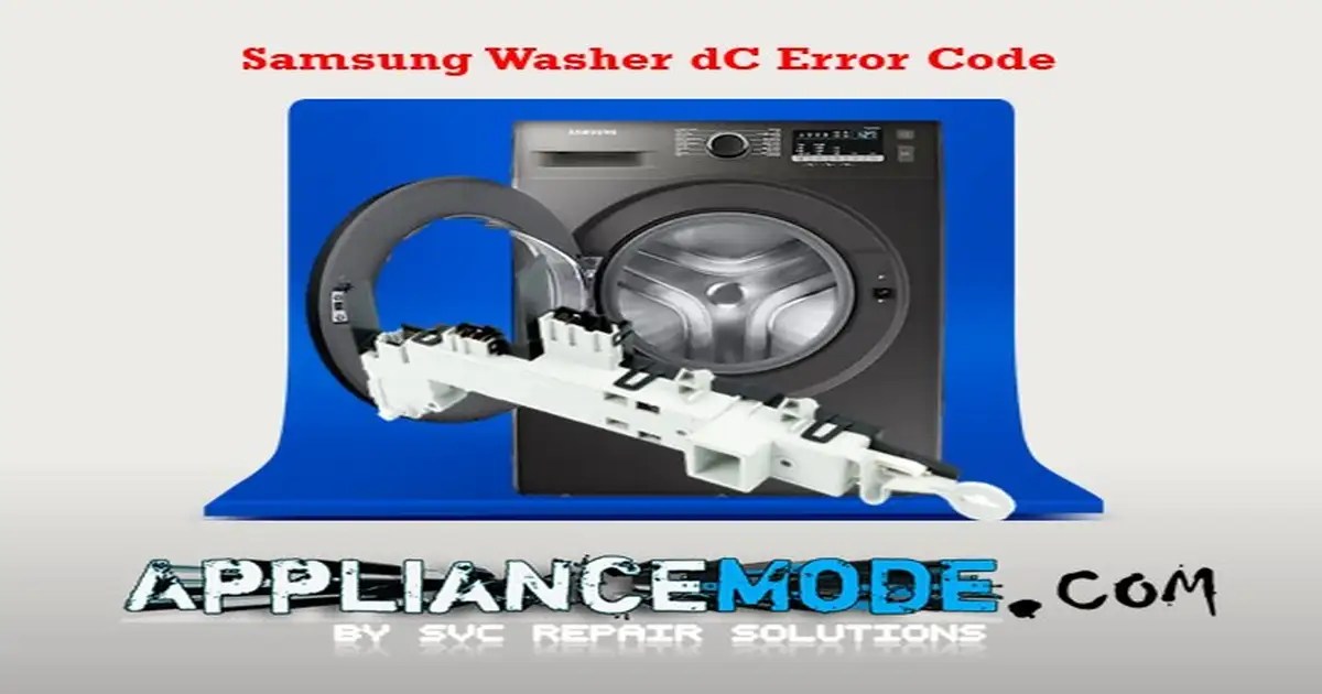 Samsung Washing Machine DC Error Code Fix DIY Solutions