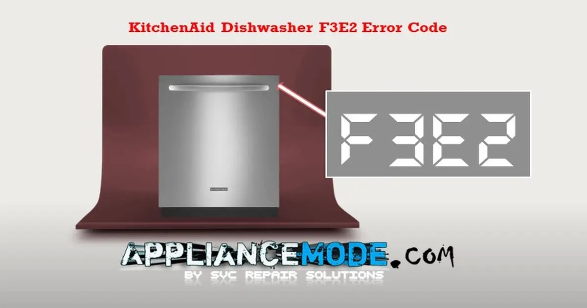 How To Fix The F3E2 Error Code On Your KitchenAid Dishwasher DIY