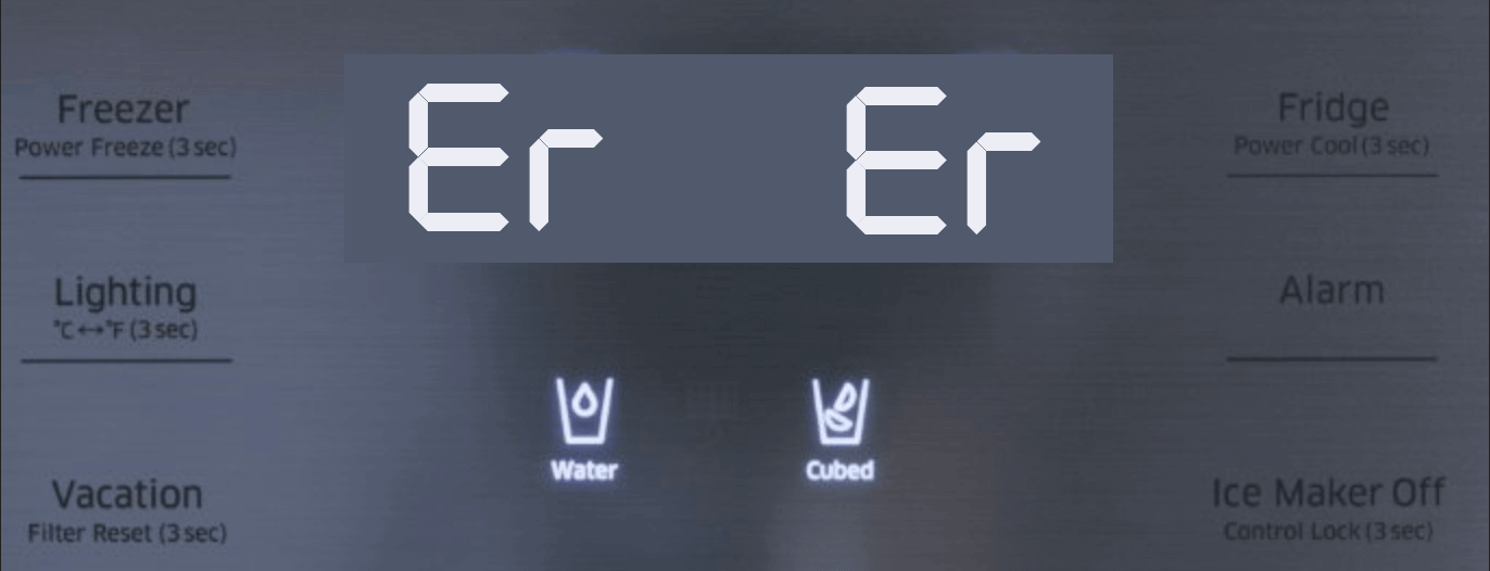 Samsung Refrigerator 66E or 66C Error Code