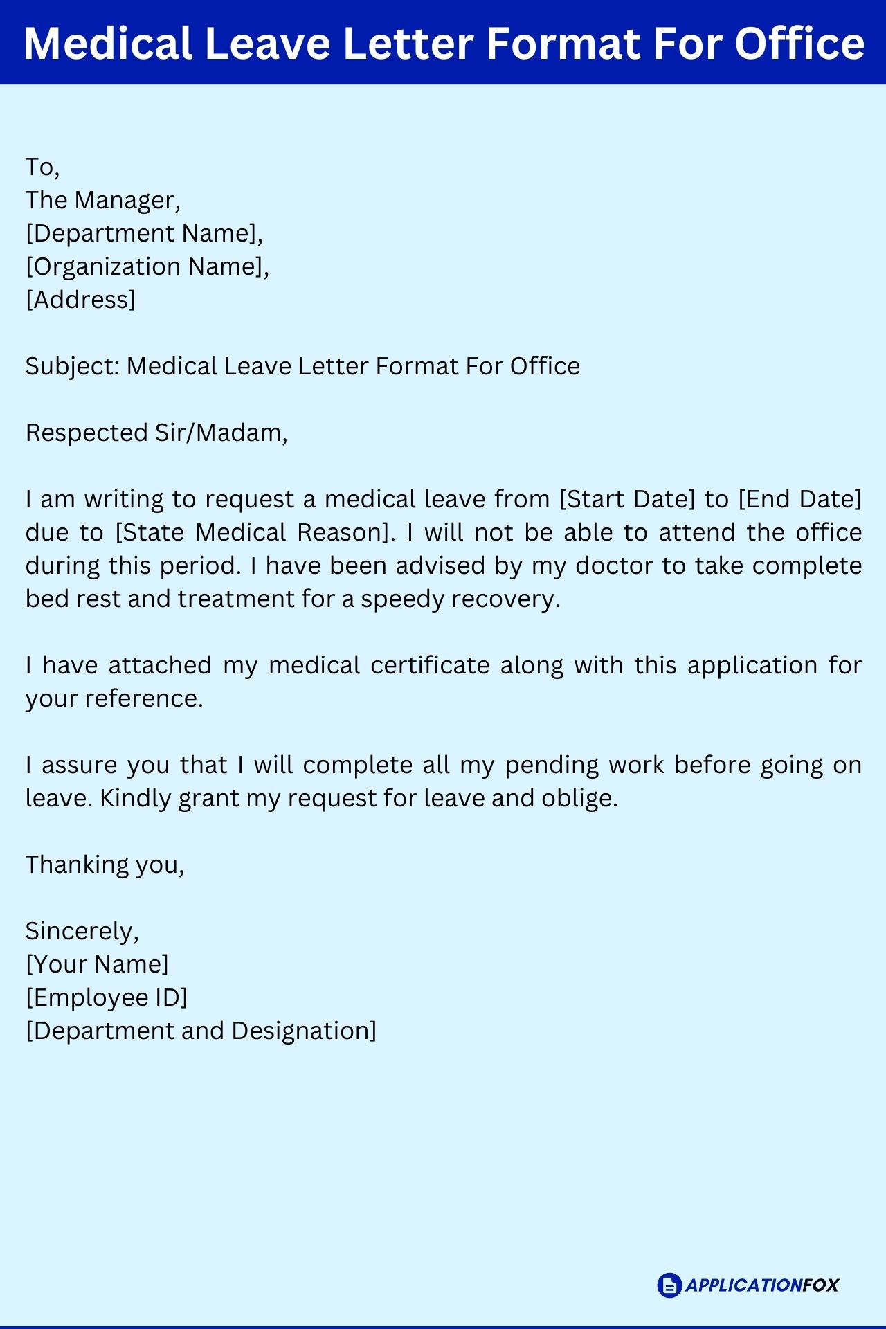 7+ Medical Leave Application For Government Employee