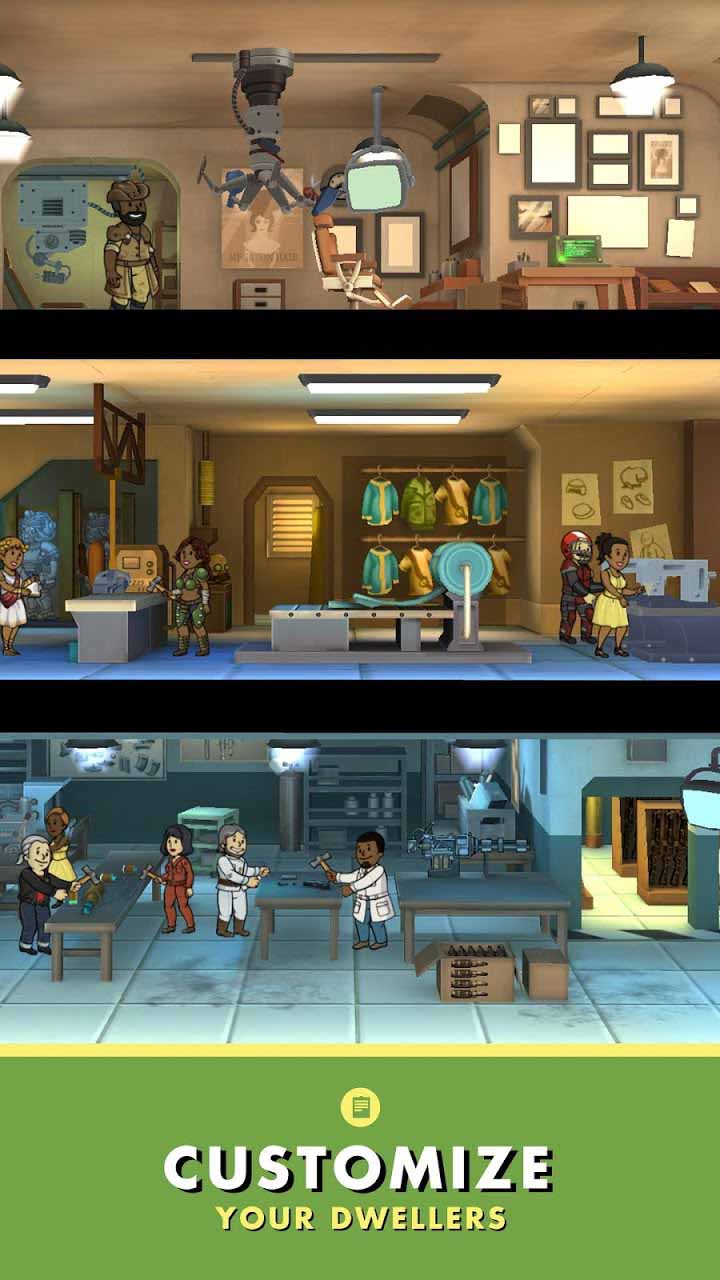 دانلود Fallout Shelter 1.14.1 بازی فالوت شلتر اندروید + مود