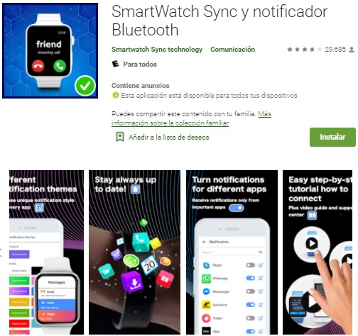 aplicacion para sincronizar smartwatch chino Gran venta - OFF 69%